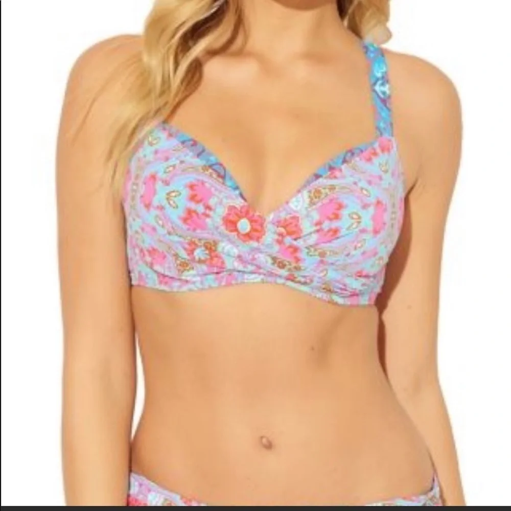 NWT Bleu Rod Beattie Bikini Top